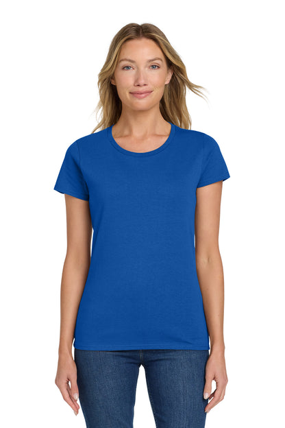 Custom Gildan Women's Heavy Cotton 100% Cotton T-Shirt. 5000L