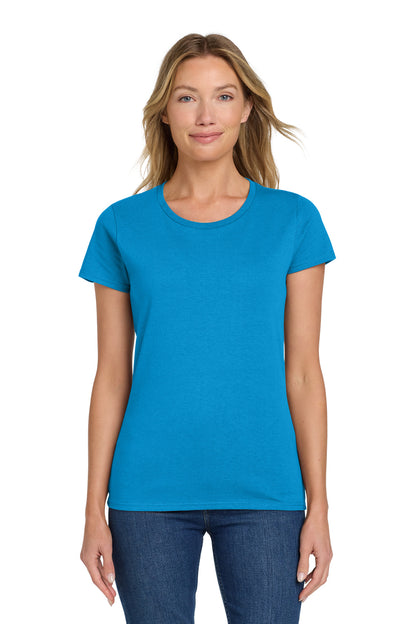 Custom Gildan Women's Heavy Cotton 100% Cotton T-Shirt. 5000L