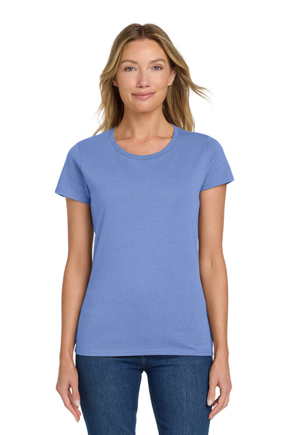 Custom Gildan Women's Heavy Cotton 100% Cotton T-Shirt. 5000L