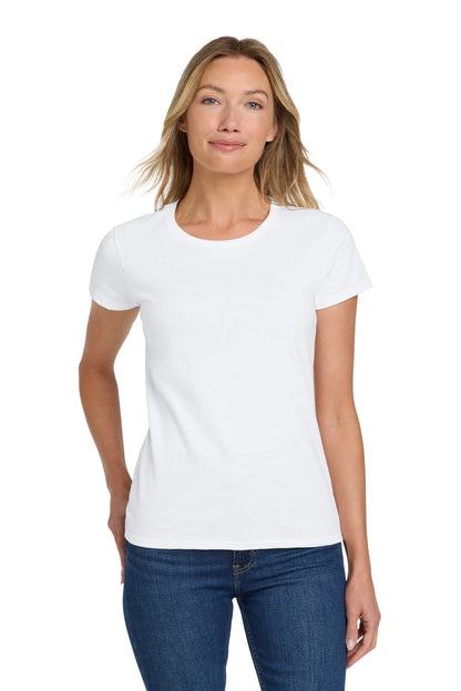 Custom Gildan Women's Heavy Cotton 100% Cotton T-Shirt. 5000L