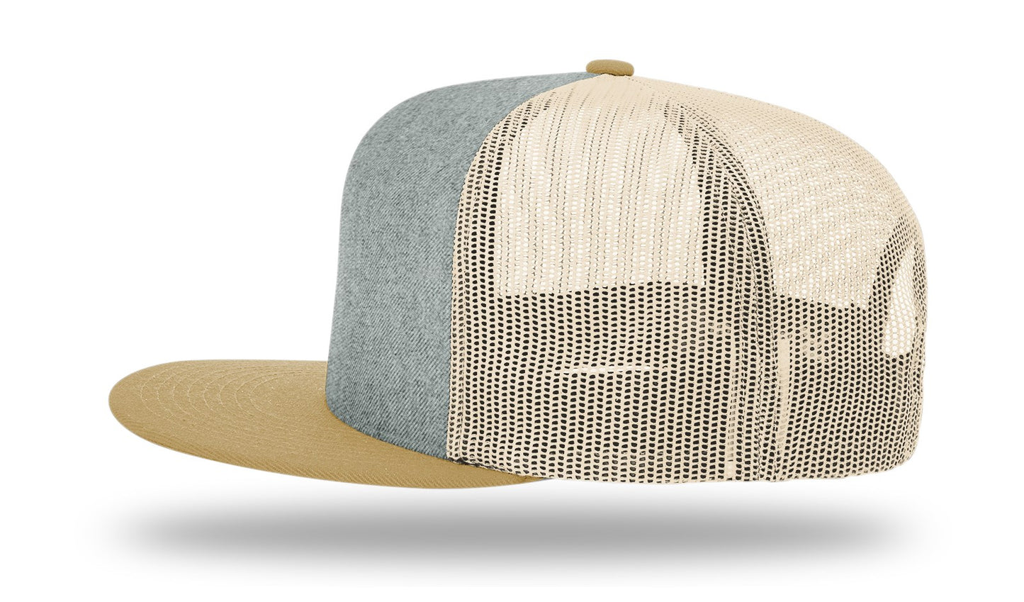 Richardson 511 Solid HeatherGrey-Birch-Biscuit - LEFT
