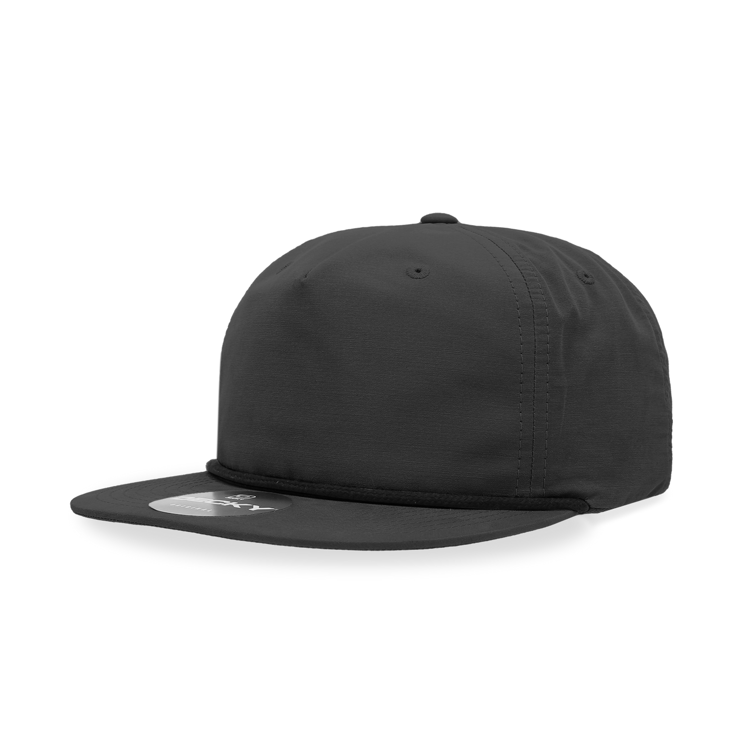 Decky - 6032 5 Panel High Profile Relaxed Cotton Blend Rope Hat