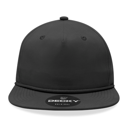Decky - 6032 5 Panel High Profile Relaxed Cotton Blend Rope Hat