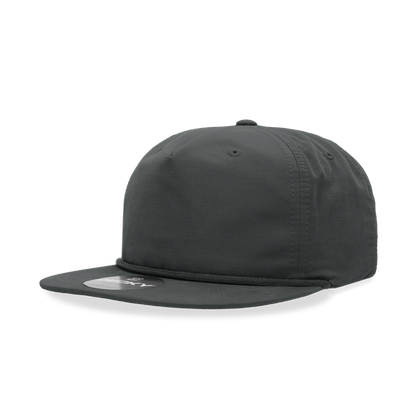 Decky - 6032 5 Panel High Profile Relaxed Cotton Blend Rope Hat