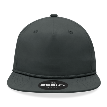 Decky - 6032 5 Panel High Profile Relaxed Cotton Blend Rope Hat