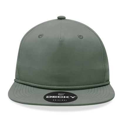 Decky - 6032 5 Panel High Profile Relaxed Cotton Blend Rope Hat