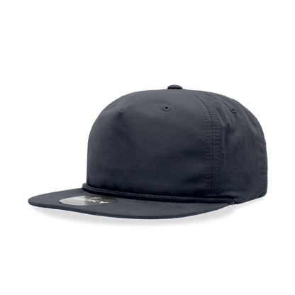 Decky - 6032 5 Panel High Profile Relaxed Cotton Blend Rope Hat