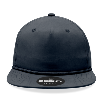 Decky - 6032 5 Panel High Profile Relaxed Cotton Blend Rope Hat
