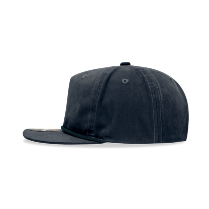 Decky - 6032 5 Panel High Profile Relaxed Cotton Blend Rope Hat
