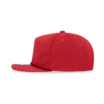 Decky - 6032 5 Panel High Profile Relaxed Cotton Blend Rope Hat