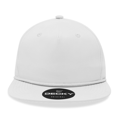 Decky - 6032 5 Panel High Profile Relaxed Cotton Blend Rope Hat