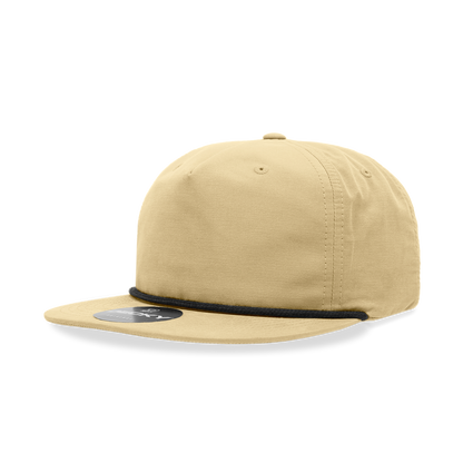 Decky - 6032 5 Panel High Profile Relaxed Cotton Blend Rope Hat