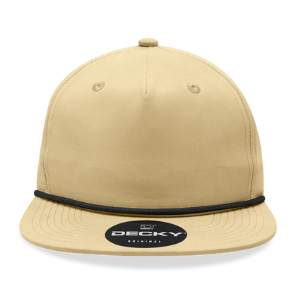 Decky - 6032 5 Panel High Profile Relaxed Cotton Blend Rope Hat