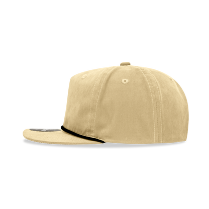 Decky - 6032 5 Panel High Profile Relaxed Cotton Blend Rope Hat