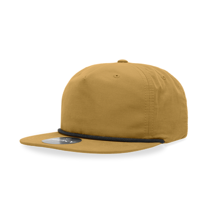Decky - 6032 5 Panel High Profile Relaxed Cotton Blend Rope Hat