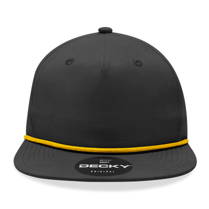 Decky - 6032 5 Panel High Profile Relaxed Cotton Blend Rope Hat