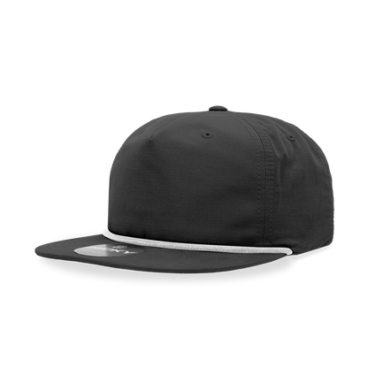 Decky - 6032 5 Panel High Profile Relaxed Cotton Blend Rope Hat