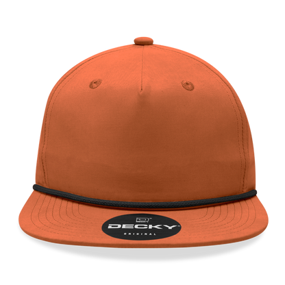 Decky - 6032 5 Panel High Profile Relaxed Cotton Blend Rope Hat