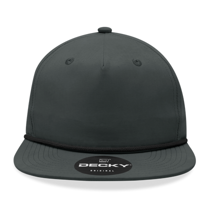 Decky - 6032 5 Panel High Profile Relaxed Cotton Blend Rope Hat