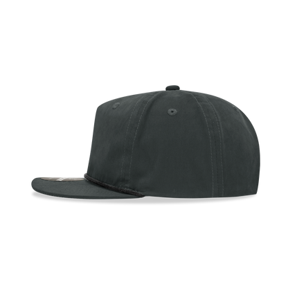 Decky - 6032 5 Panel High Profile Relaxed Cotton Blend Rope Hat