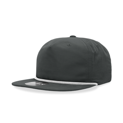Decky - 6032 5 Panel High Profile Relaxed Cotton Blend Rope Hat