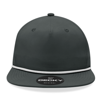 Decky - 6032 5 Panel High Profile Relaxed Cotton Blend Rope Hat