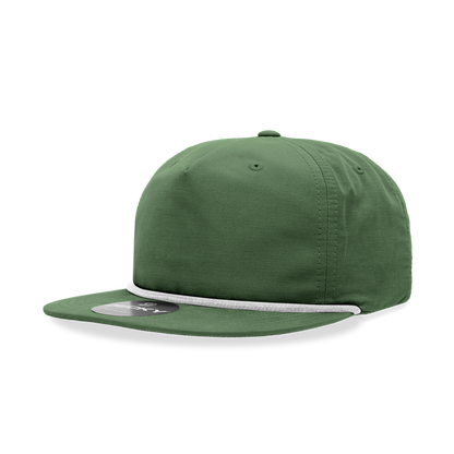 Decky - 6032 5 Panel High Profile Relaxed Cotton Blend Rope Hat