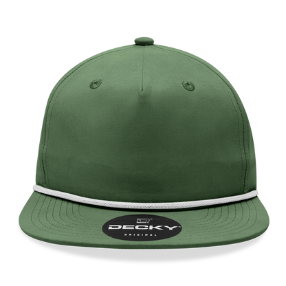 Decky - 6032 5 Panel High Profile Relaxed Cotton Blend Rope Hat