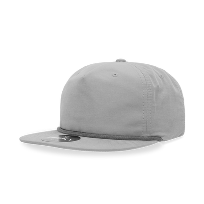 Decky - 6032 5 Panel High Profile Relaxed Cotton Blend Rope Hat