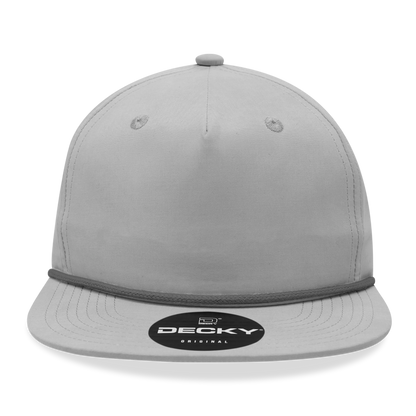 Decky - 6032 5 Panel High Profile Relaxed Cotton Blend Rope Hat