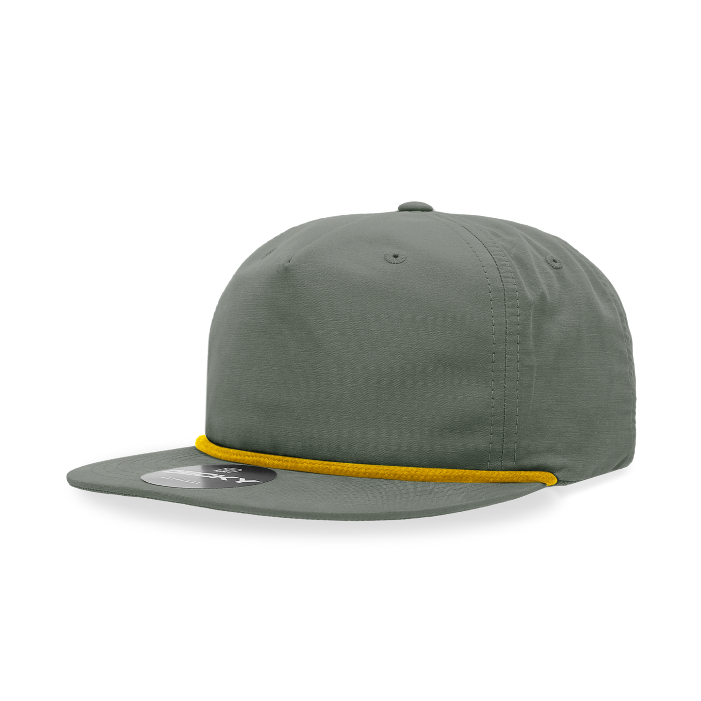 Decky - 6032 5 Panel High Profile Relaxed Cotton Blend Rope Hat