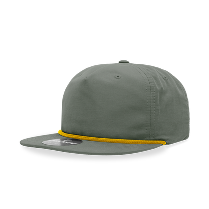 Decky - 6032 5 Panel High Profile Relaxed Cotton Blend Rope Hat