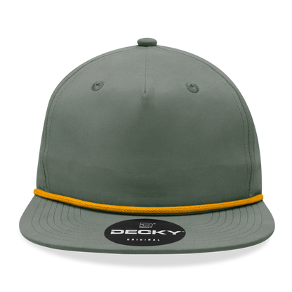 Decky - 6032 5 Panel High Profile Relaxed Cotton Blend Rope Hat