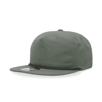 Decky - 6032 5 Panel High Profile Relaxed Cotton Blend Rope Hat