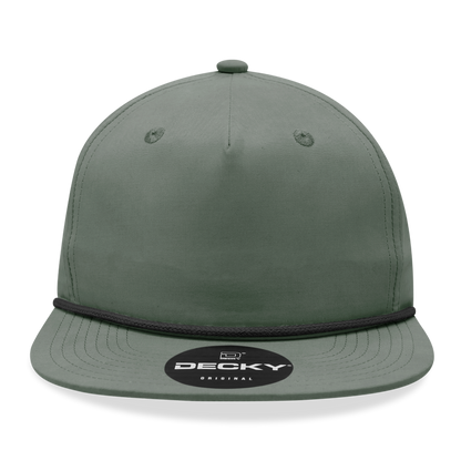 Decky - 6032 5 Panel High Profile Relaxed Cotton Blend Rope Hat
