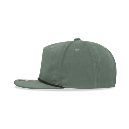 Decky - 6032 5 Panel High Profile Relaxed Cotton Blend Rope Hat