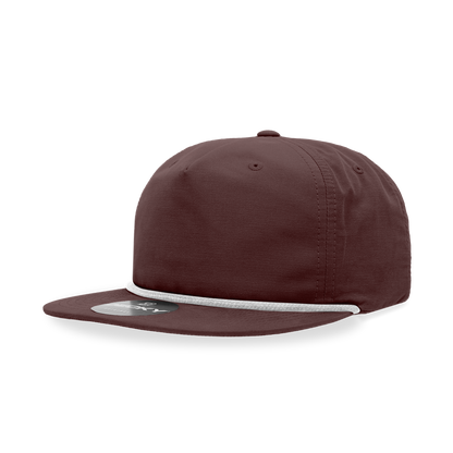 Decky - 6032 5 Panel High Profile Relaxed Cotton Blend Rope Hat