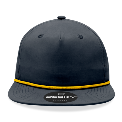 Decky - 6032 5 Panel High Profile Relaxed Cotton Blend Rope Hat