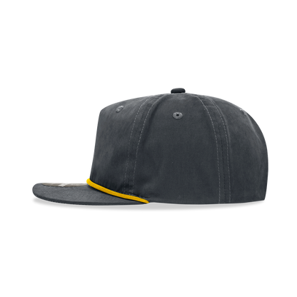 Decky - 6032 5 Panel High Profile Relaxed Cotton Blend Rope Hat