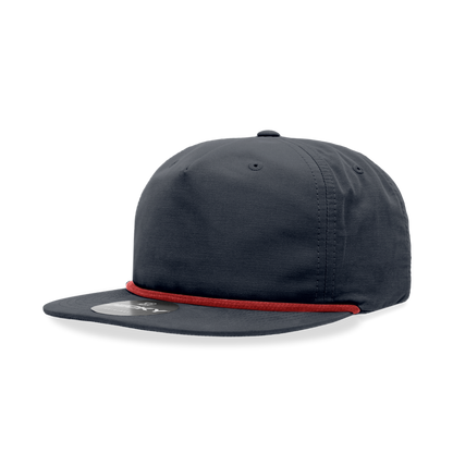 Decky - 6032 5 Panel High Profile Relaxed Cotton Blend Rope Hat
