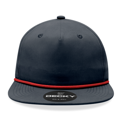Decky - 6032 5 Panel High Profile Relaxed Cotton Blend Rope Hat