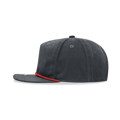 Decky - 6032 5 Panel High Profile Relaxed Cotton Blend Rope Hat