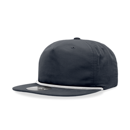 Decky - 6032 5 Panel High Profile Relaxed Cotton Blend Rope Hat