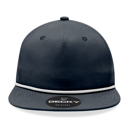 Decky - 6032 5 Panel High Profile Relaxed Cotton Blend Rope Hat