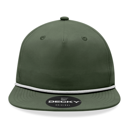 Decky - 6032 5 Panel High Profile Relaxed Cotton Blend Rope Hat