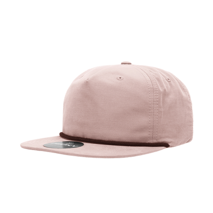 Decky - 6032 5 Panel High Profile Relaxed Cotton Blend Rope Hat