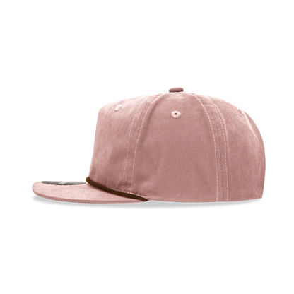 Decky - 6032 5 Panel High Profile Relaxed Cotton Blend Rope Hat