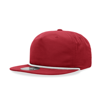 Decky - 6032 5 Panel High Profile Relaxed Cotton Blend Rope Hat