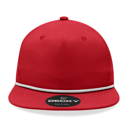 Decky - 6032 5 Panel High Profile Relaxed Cotton Blend Rope Hat