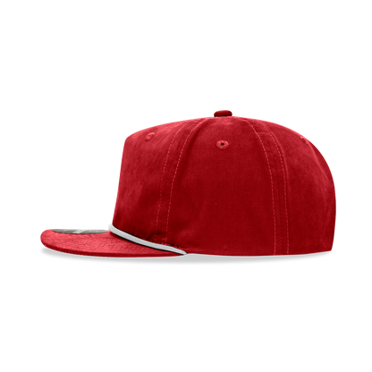 Decky - 6032 5 Panel High Profile Relaxed Cotton Blend Rope Hat